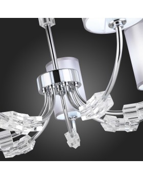 SLE156002-07 Люстра потолочная Хром/Серый E14 7*40W EMMI-foto4