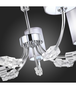 SLE156002-07 Люстра потолочная Хром/Серый E14 7*40W EMMI-foto4