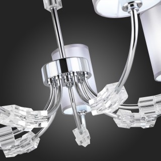 SLE156002-07 Люстра потолочная Хром/Серый E14 7*40W EMMI-foto4