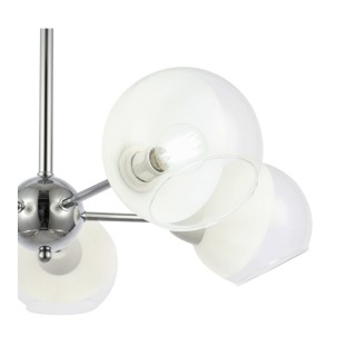 SLE102702-05 Люстра потолочная Хром/Прозрачный, Матовый никель E14 5*40W GIORTE-foto3