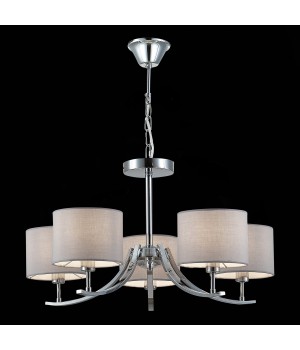 SLE105303-05 Люстра подвесная Хром/Серый E14 5*40W LINDA-foto3