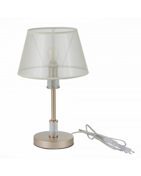 SLE107504-01 Прикроватная лампа Золотистый/Шампань E14 1*40W MANILA-foto2