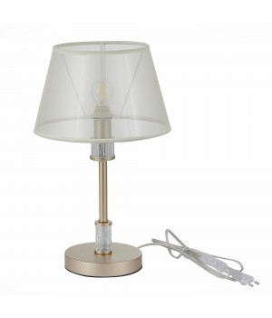 SLE107504-01 Прикроватная лампа Золотистый/Шампань E14 1*40W MANILA-foto2