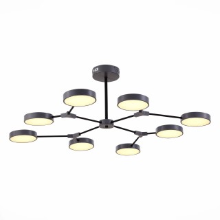 SLE6003-702-08 Светильник потолочный Серый/Серый LED 8*10W MONTA-foto2