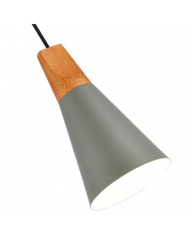 SLE125173-01 Подвес Серый/Серый, Светлое дерево E14 1*40W MODICA-foto3