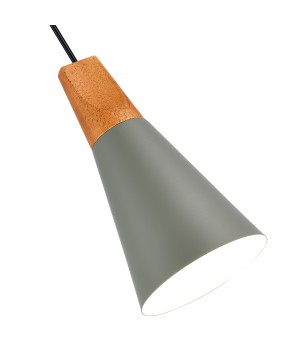 SLE125173-01 Подвес Серый/Серый, Светлое дерево E14 1*40W MODICA-foto3