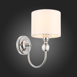 SLE111101-01 Светильник настенный Хром/Белый E14 1*40W LINNA-foto5