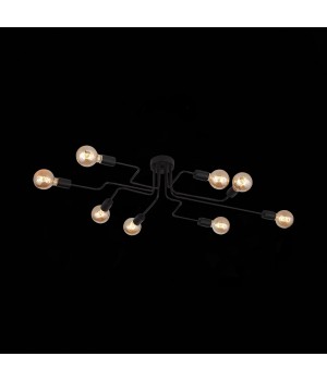 SL419.442.08 Люстра потолочная Черный E27 8*60W ANO-foto12