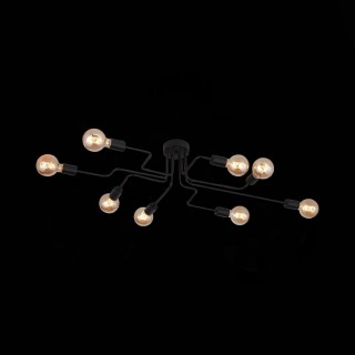 SL419.442.08 Люстра потолочная Черный E27 8*60W ANO-foto12