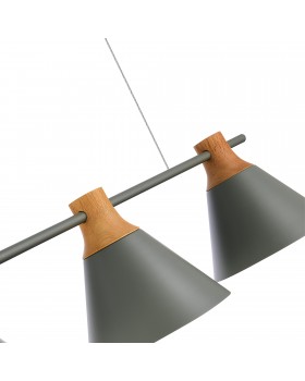 SLE125113-03 Светильник подвесной Серый/Серый, Светлое дерево E14 3*40W MODICA-foto4