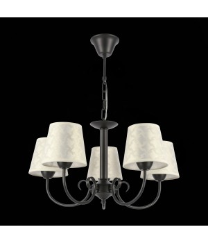 SLE120303-05 Светильник подвесной Темно-серый/Бежевый E14 5*40W RIMENTO-foto5