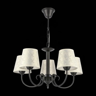 SLE120303-05 Светильник подвесной Темно-серый/Бежевый E14 5*40W RIMENTO-foto5