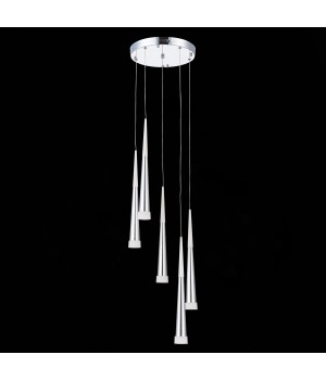 SLE200113-05 Светильник подвесной Хром/Хром, Белый LED 5*7W 3000K ORPELO-foto5