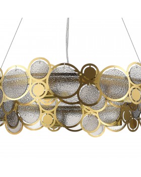 SL6133.313.09 Светильник подвесной ST-Luce Латунь/Дымчатый G9 9*5W 4000K SWATCH-foto3