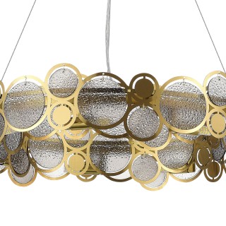 SL6133.313.09 Светильник подвесной ST-Luce Латунь/Дымчатый G9 9*5W 4000K SWATCH-foto3