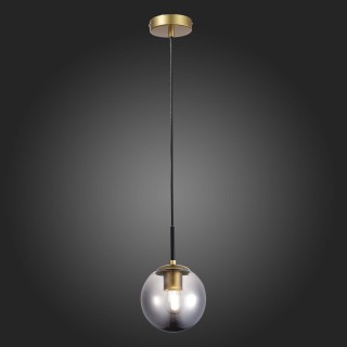 SLE1097-303-01 Подвес Матовое золото/Дымчатый E27 1*60W SCORZE-foto5