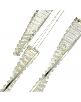 SL6205.103.05 Светильник подвесной ST-Luce Хром/Прозрачный LED 1*55W 3000K ELICA-foto3