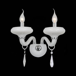 SL756.501.02 Бра ST-Luce Хром, Белый/Белый, Прозрачный E14 2*40W BAMBOLINA-foto4