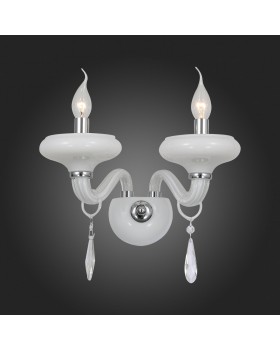 SL756.501.02 Бра ST-Luce Хром, Белый/Белый, Прозрачный E14 2*40W BAMBOLINA-foto7