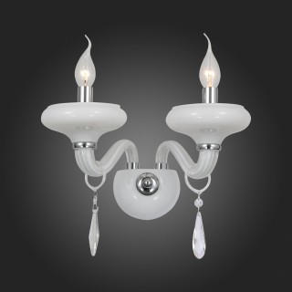 SL756.501.02 Бра ST-Luce Хром, Белый/Белый, Прозрачный E14 2*40W BAMBOLINA-foto7