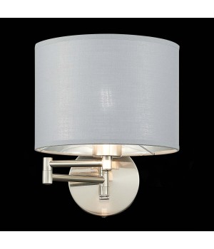 SLE300511-01 Бра Никель/Серый, Серебристый E27 1*40W BRESCIA-foto5