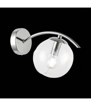 SLE102601-01 Бра Хром/Прозрачный E14 1*40W RATELLA-foto3