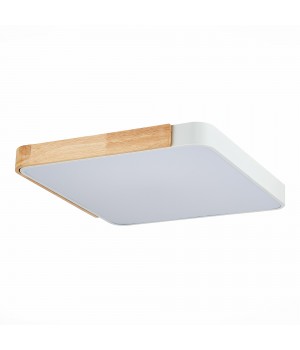 SLE201252-01 Светильник потолочный Белый, Светлое дерево/Белый LED 1*42W 3000K/4000K/6000K FESTA-foto10
