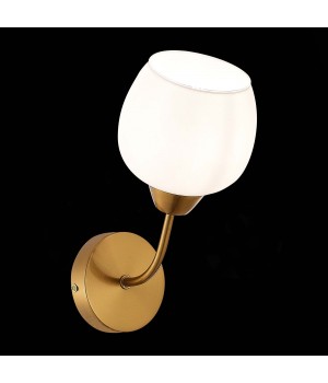 SLE1136-301-01 Бра Латунь/Белый E27 1*60W TRATTI-foto3