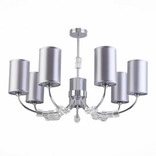 SLE156002-07 Люстра потолочная Хром/Серый E14 7*40W EMMI-foto2