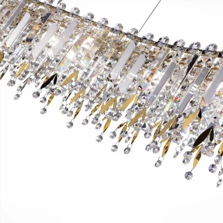 SL1655.213.06 Люстра подвесная ST-Luce Золотистый/Прозрачный E14 6*40W DESIO-foto4