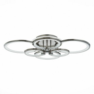 SLE200382-06RGB Светильник потолочный Темный хром/Белый LED 1*168W RGB 8W 3000-6000K LETO-foto4