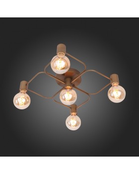 SL413.202.05 Люстра потолочная ST-Luce Латунь E27 5*40W TAVERE-foto5