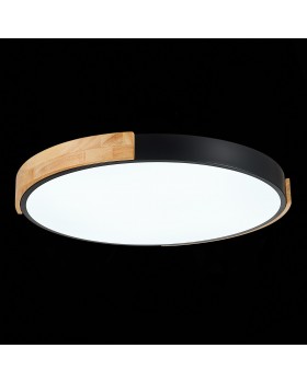 SLE201342-01 Светильник потолочный Черный, Светлое дерево/Белый LED 1*40W 3000K/4000K/6000K DELIA-foto7