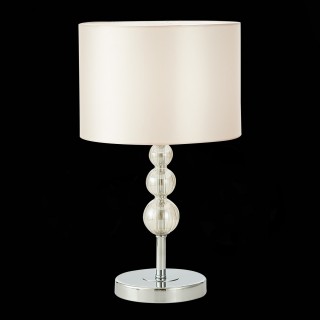 SLE105704-01 Прикроватная лампа Хром/Светло-бежевый E14 1*40W RAMER-foto3