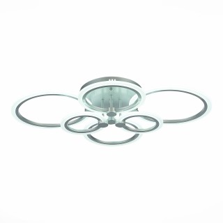 SLE500592-06 Светильник потолочный Серебристый/Белый LED 1*132W 3000-6000K CERINA-foto3