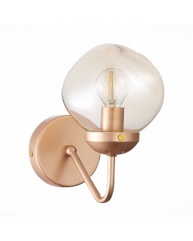 SLE155701-01 Бра Золотистый/Янтарный E14 1*40W MORE-foto2