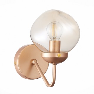 SLE155701-01 Бра Золотистый/Янтарный E14 1*40W MORE-foto2