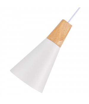 SLE125153-01 Подвес Белый/Белый, Светлое дерево E14 1*40W MODICA-foto3