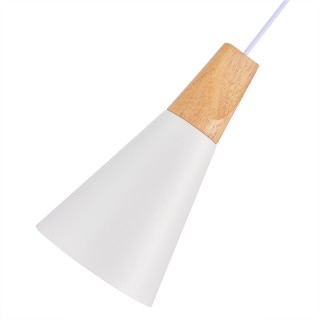 SLE125153-01 Подвес Белый/Белый, Светлое дерево E14 1*40W MODICA-foto3