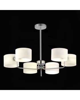SLE1121-102-06 Светильник потолочный Хром/Молочно-Белый E14 6*40W AERIN-foto4