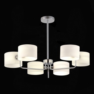 SLE1121-102-06 Светильник потолочный Хром/Молочно-Белый E14 6*40W AERIN-foto4