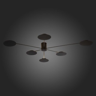 SL6006.402.06 Светильник потолочный ST-Luce Черный/Черный LED 6*5W 3000K Tondo-foto5