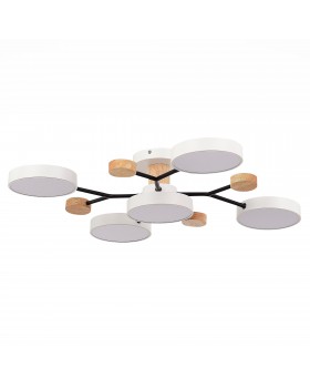 SLE6006-502-05 Светильник потолочный Белый/Белый LED 5*12W 3000K/4500K/6000K FAEMA-foto2