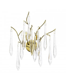 SL1660.201.02 Светильник настенный ST-Luce Шампань/Шампань, Прозрачный G9 2*5W 4000K TEARDROPS-foto2