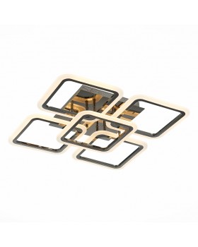 SLE200482-05 Светильник потолочный Темный хром/Белый LED 1*140W 3000-6000K QUTRO-foto2