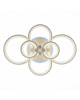 SLE200352-06RGB Светильник потолочный Белый/Белый LED 1*168W RGB 8W 3000-6000K LETO-foto5