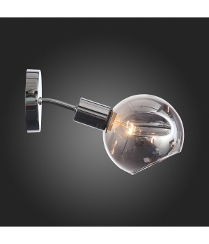 SLE155101-01 Светильник настенный Хром/Дымчатый E14 1*60W GENTORE-foto8