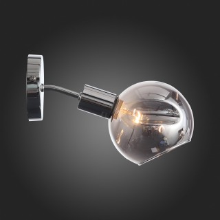 SLE155101-01 Светильник настенный Хром/Дымчатый E14 1*60W GENTORE-foto8