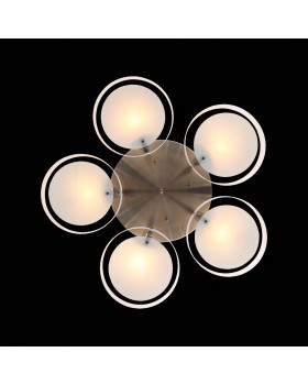 SL483.352.05 Светильник потолочный Бронза/Белый E27 5*60W FORESTA-foto6