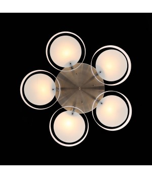 SL483.352.05 Светильник потолочный Бронза/Белый E27 5*60W FORESTA-foto6